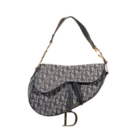 christian dior canvas shoulder bag.